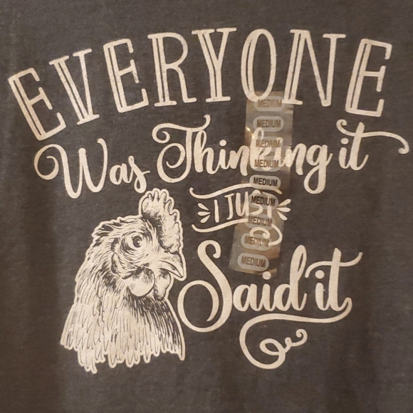 Humorous women's Heather gray cap sleeve t - Picture 2 of 5